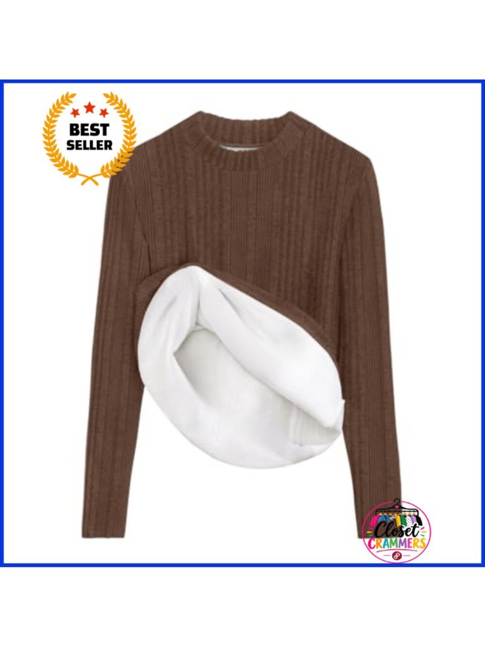 Fleece Sherpa Lined Mock Neck Pullover Sweater Long Sleeve